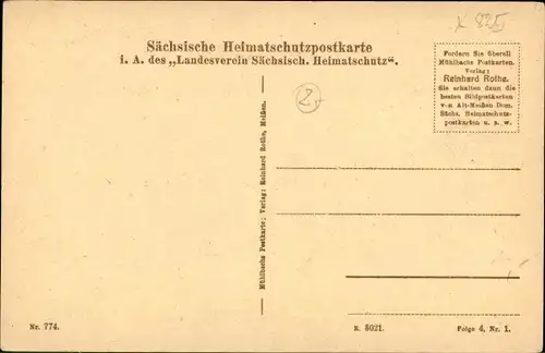 Ak Meißen an der Elbe, Blick von der Landwirtschaftlichen Schule