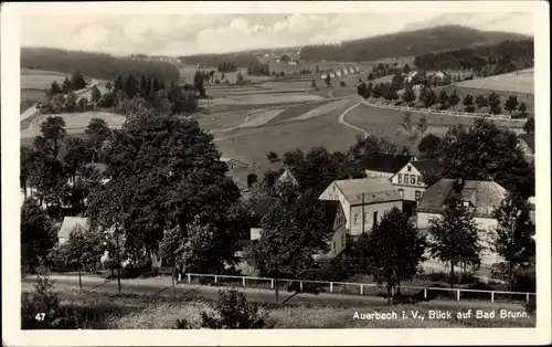 Ak Brunn Auerbach im Vogtland, Teilansicht