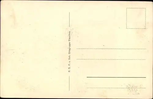 Ak Glauchau in Sachsen, Gründelteich, Schwäne