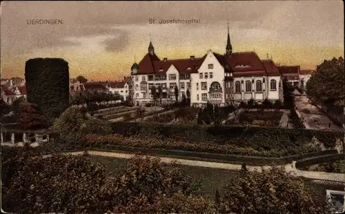 Ak Uerdingen Krefeld am Niederrhein, St. Josefshospital