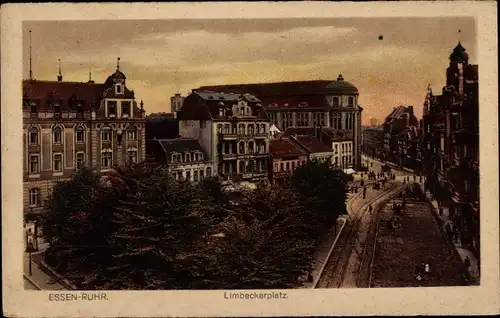 Ak Essen im Ruhrgebiet, Limbeckerplatz