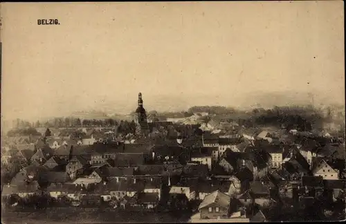 Ak Bad Belzig in der Mark, Panorama vom Ort