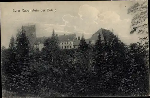 Ak Raben Rabenstein im Fläming, Burg Rabenstein