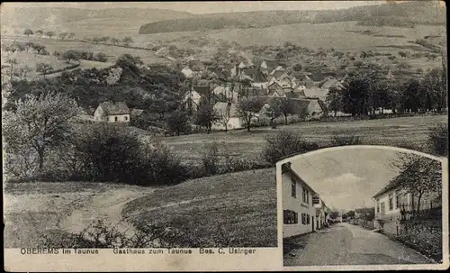 Ak Oberems Glashütten im Taunus, Gasthaus zum Taunus