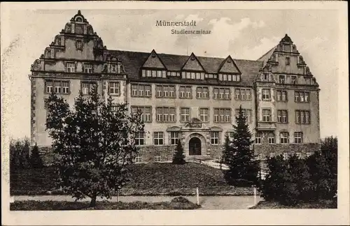 Ak Münnerstadt in Unterfranken Bayern, Studienseminar