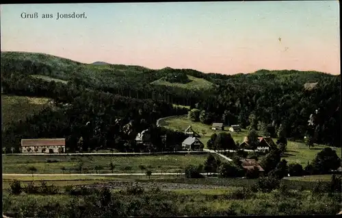 Ak Jonsdorf in Sachsen, Panorama