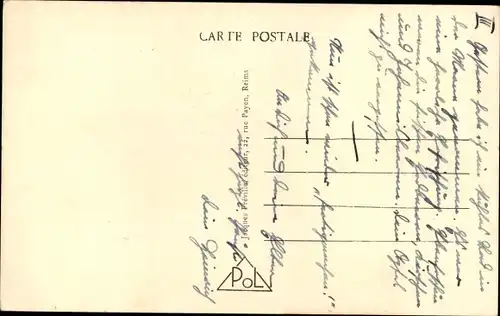 Künstler Ak Reims Marne, Cathédrale incendiée le 19 septembre 1914