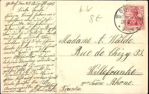 Ak Gutach an der Schwarzwaldbahn Baden, Gemeindehaus