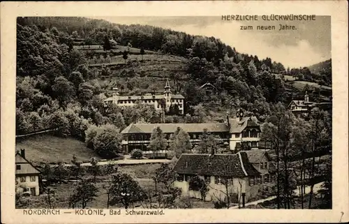 Ak Nordrach im Schwarzwald, Kolonie, Glückwunsch Neujahr