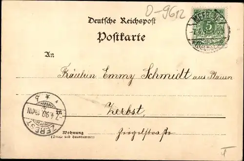 Ak Meerane in Sachsen, Panorama, Bismarckdenkmal, Webschule, Rathaus