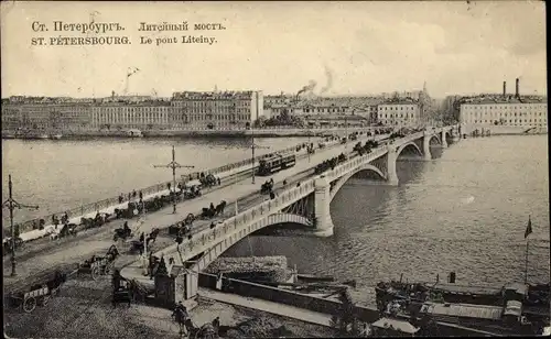 Ak Sankt Petersburg Russland, Le pont Liteiny