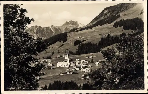 Ak Riezlern Mittelberg Vorarlberg, Totalansicht