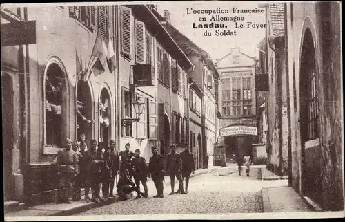 Ak Landau in der Pfalz, Le Foyer du Soldat