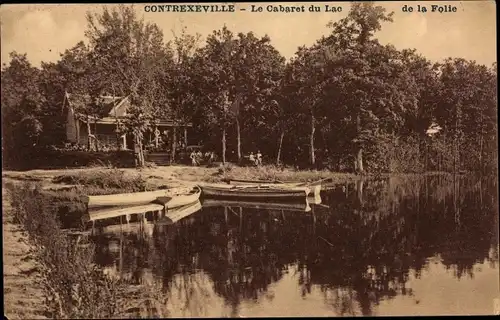 Ak Contrexéville Lothringen Vosges, Le Cabaret du Lac de la Folie