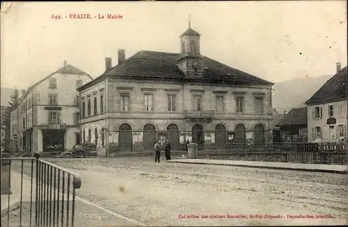 Ak Fraize Vosges, La Mairie