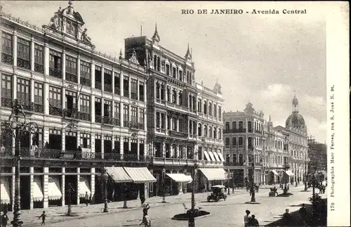 Ak Rio de Janeiro Brasilien, Avenida Central