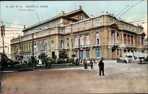 Ak Buenos Aires Argentinien, Teatro Colon