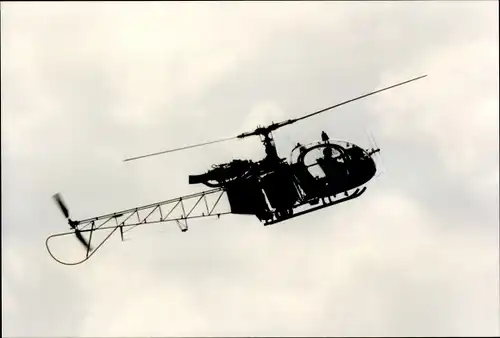 Foto Hubschrauber Alouette II im Flug