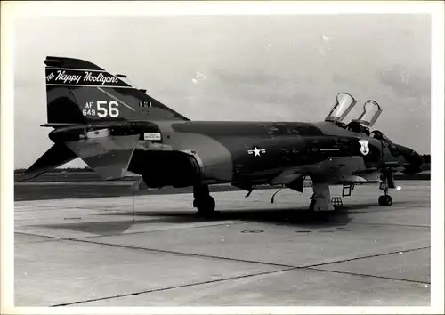 Foto Amerikanisches Militärflugzeug US Navy AF 649 56, McDonnell F-4 Jagdbomber, Happy Hooligans