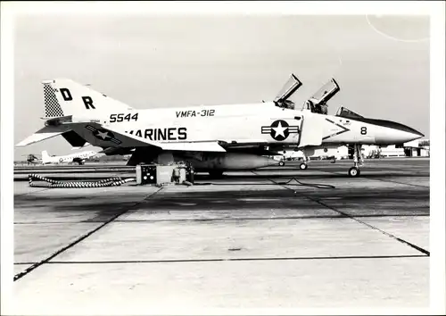 Foto Amerikanisches Militärflugzeug Marines, VMFA-312, McDonnell F-4 Phantom II Jagdbomber