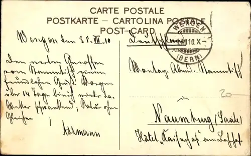 Ak Kanton Bern, Eiger, Mönch, Jungfrau, Berggesichter, Killiner 113