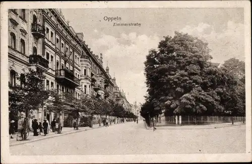 Ak Opole Oppeln Schlesien, Zimmerstraße
