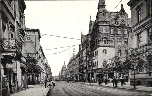 Ak Katowice Kattowitz Oberschlesien, Grundmannstraße