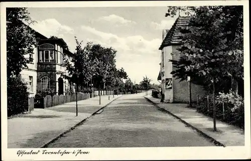 Ak Sarbinowo Ostseebad Sorenbohm Pommern, Straßenpartie