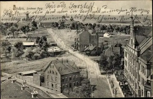 Ak Linden Hannover in Niedersachsen, Lindener Berg, Teilansicht