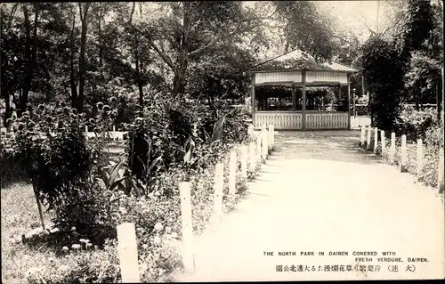 Ak Dalian Dairen China, North Park with fresh verdure