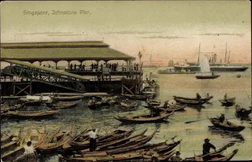 Ak Singapore Singapur, Johnstons Pier