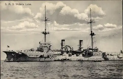 Ak Deutsches Kriegsschiff, SMS Victoria Luise, Großer Kreuzer