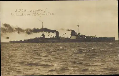 Ak Deutsches Kriegsschiff, SMS Seydlitz, Großer Kreuzer