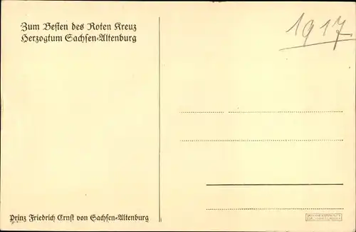 Ak Prinz Friedrich Ernst von Sachsen Altenburg, Matrosenanzug