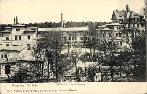 Ak Dresden Weißer Hirsch, Dr. Lahmann's Sanatorium