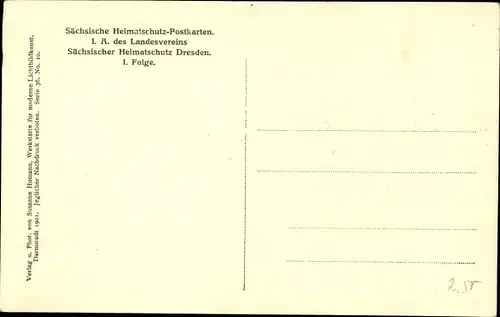 Ak Dresden Zentrum, Haus an der Seestraße, Ecke an der Mauer, Geschäft von Paul Giessgen