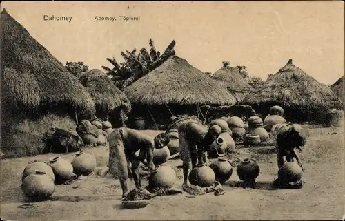 Ak Abomey Dahomey Benin, Töpferei