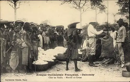 Ak Dahomey Benin, Chez les Hollis, Marché au Coton