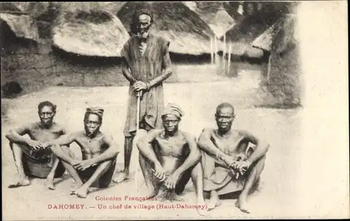 Ak Dahomey Benin, ein Dorfvorsteher