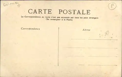 Ak Dahomey Benin, Eisenbahnarbeiten