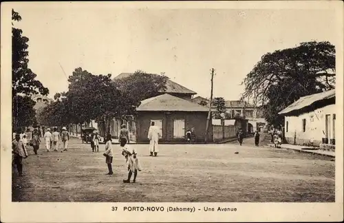 Ak Porto Novo Dahomey Benin, eine Allee