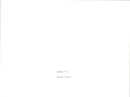 Foto Auto, Ford Escort S