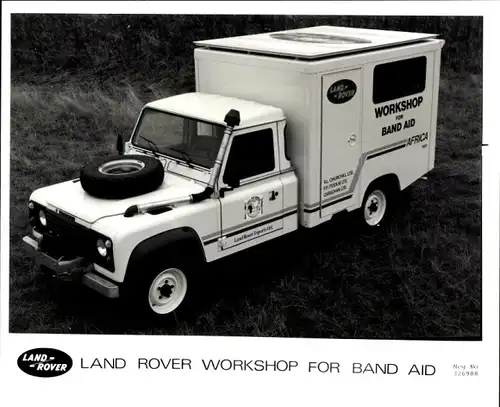 Foto Land Rover Workshop for Band Aid