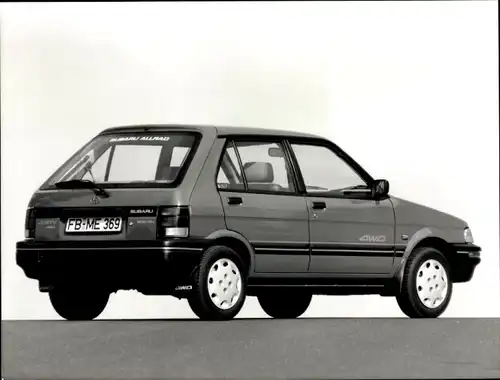 Foto Auto, Subaru Justy 1.2 GLi, November 1990