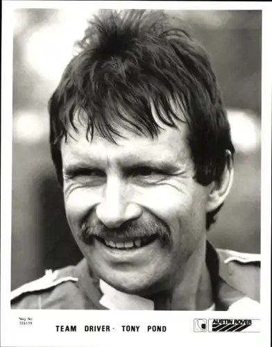 Foto Rennfahrer Tony Pond, Austin Rover