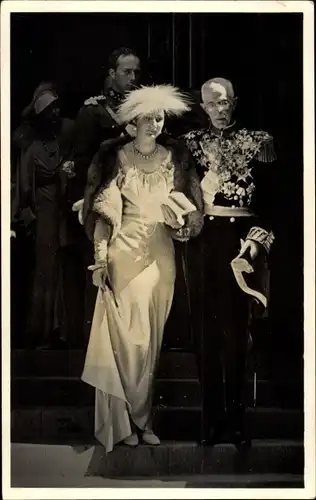 Ak Königin Astrid, König Leopold III. von Belgien