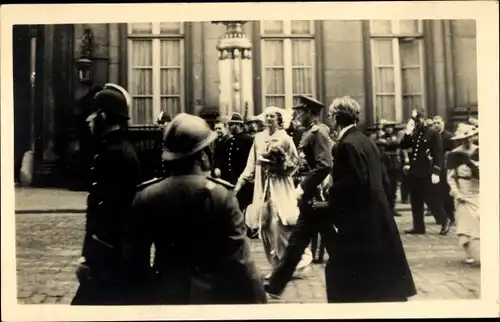 Foto Ak Antwerpen Anvers Flandern, König Leopold III von Belgien, Astrid von Schweden, 1935