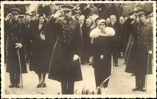 Foto Ak Elisabeth Gabriele in Bayern, König Albert I von Belgien, 1931, Astrid von Schweden