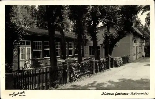 Ak Rathewalde Hohnstein Sächsische Schweiz, Büttner's Gasthaus