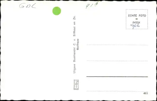 Ak Wolfheze Gelderland, Geref. Kerk